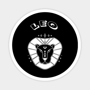 Leo Zodiac Sign Magnet